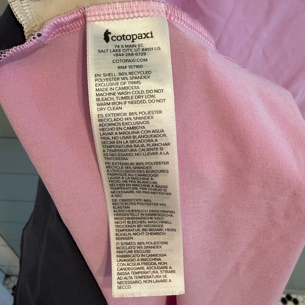 Cotopaxi Pink and Black Apparel - Picture 10 of 10